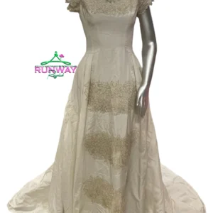 Beige Wedding Dress